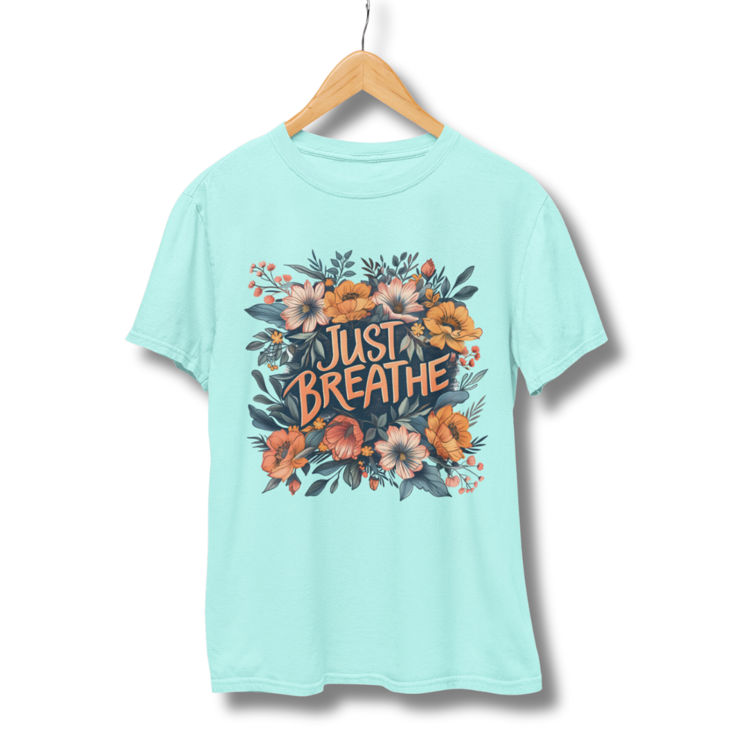 Just Breathe Half Sleeve T-Shirt
