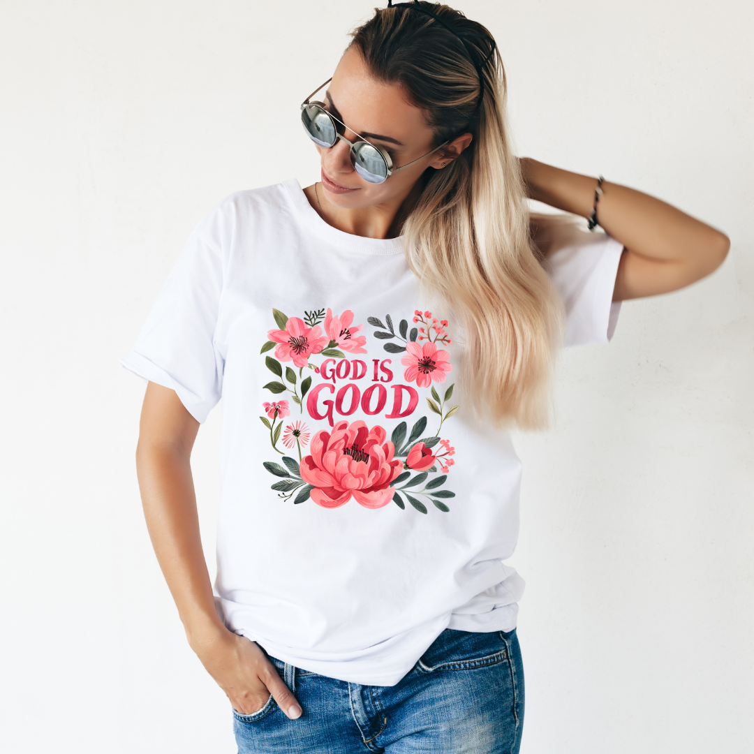 God Is Good Half Sleeve T-Shirt