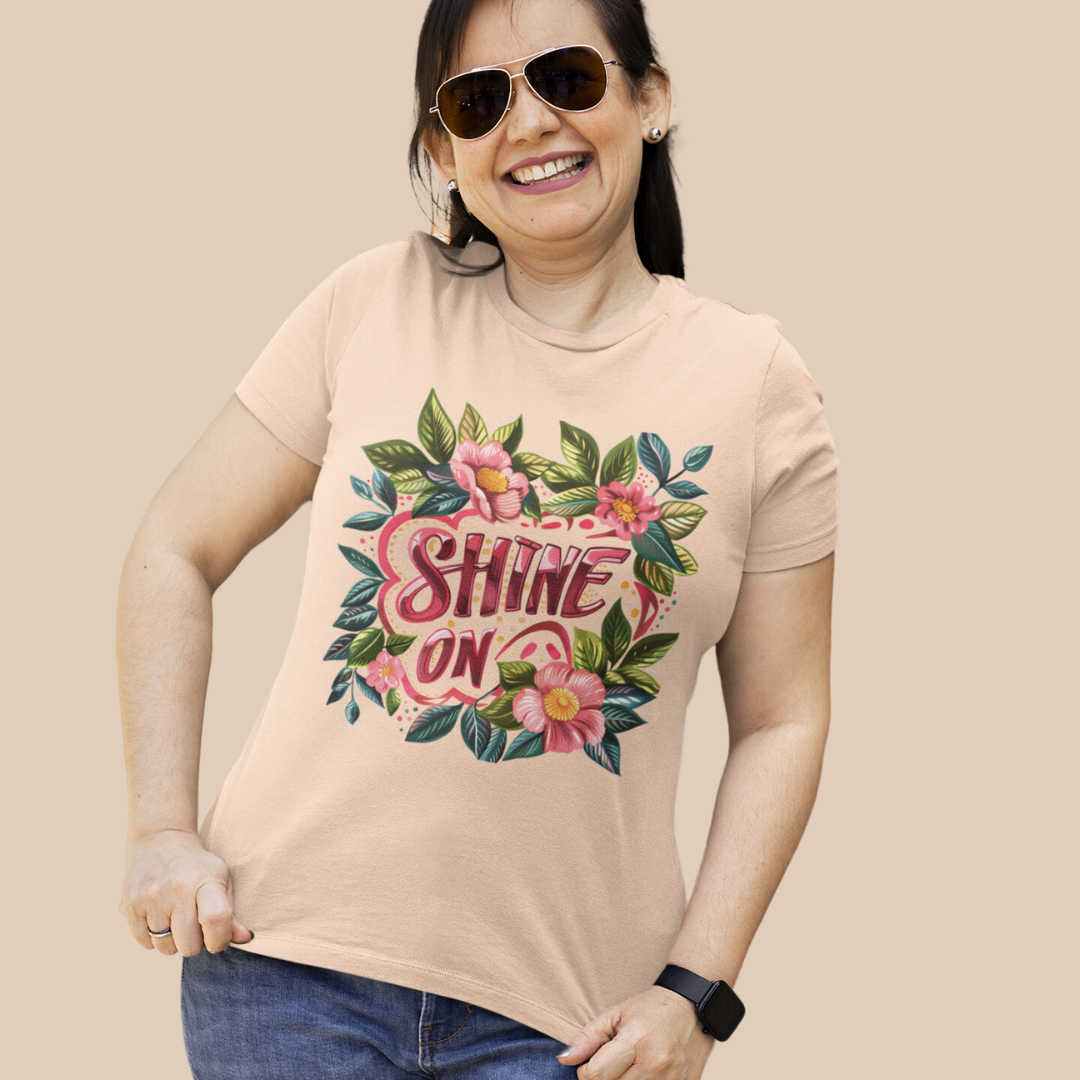 Shine On Half Sleeve T-Shirt