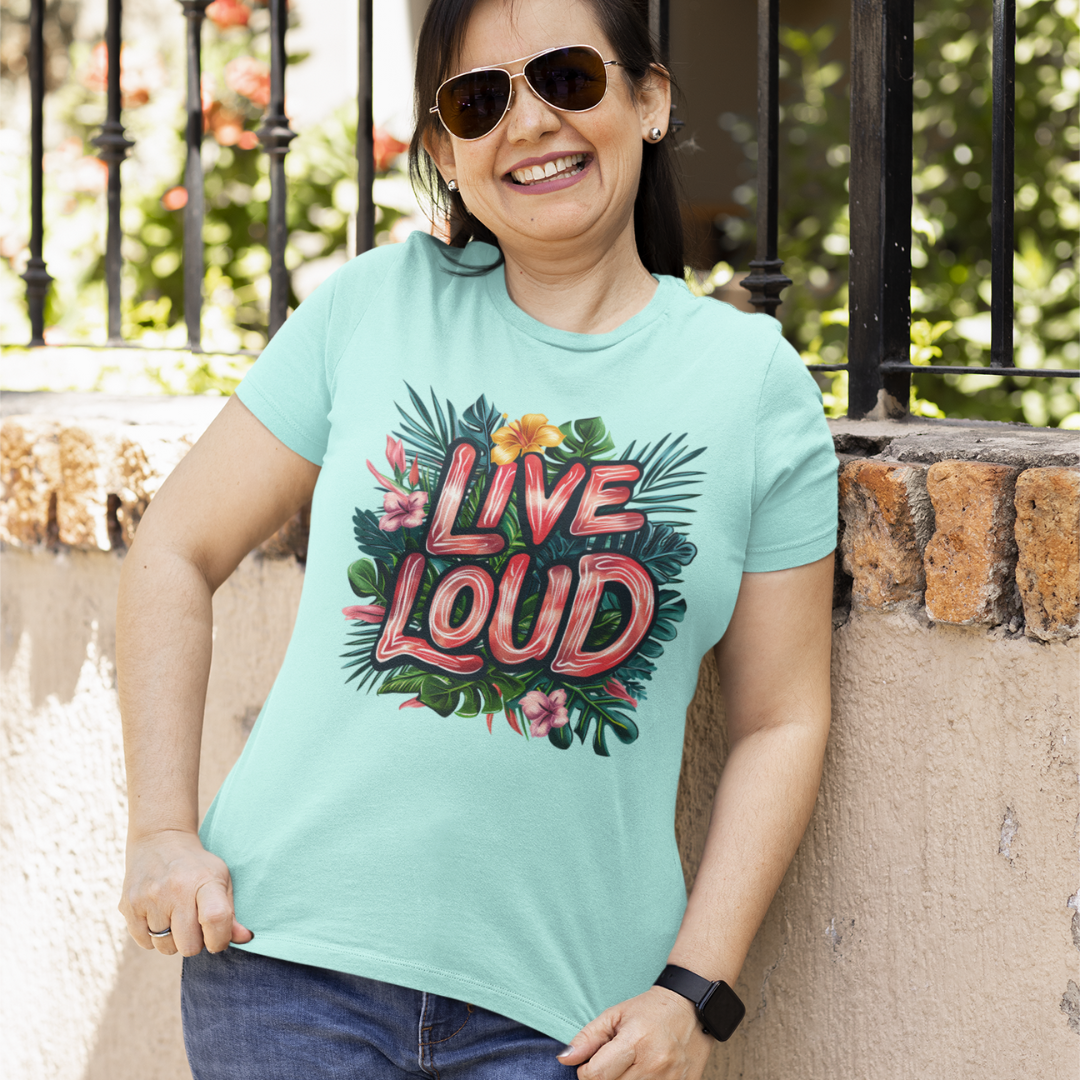 Live Loud Half Sleeve T-Shirt