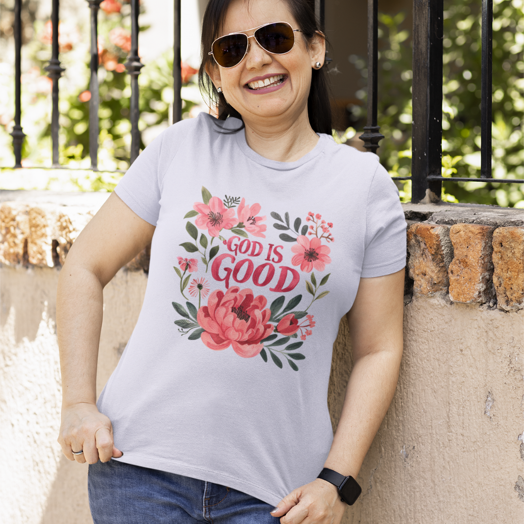 God Is Good Half Sleeve T-Shirt