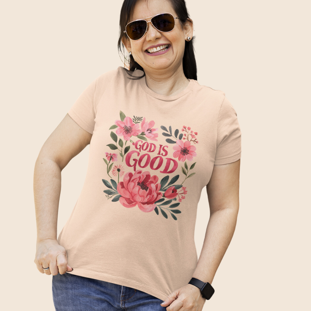 God Is Good Half Sleeve T-Shirt