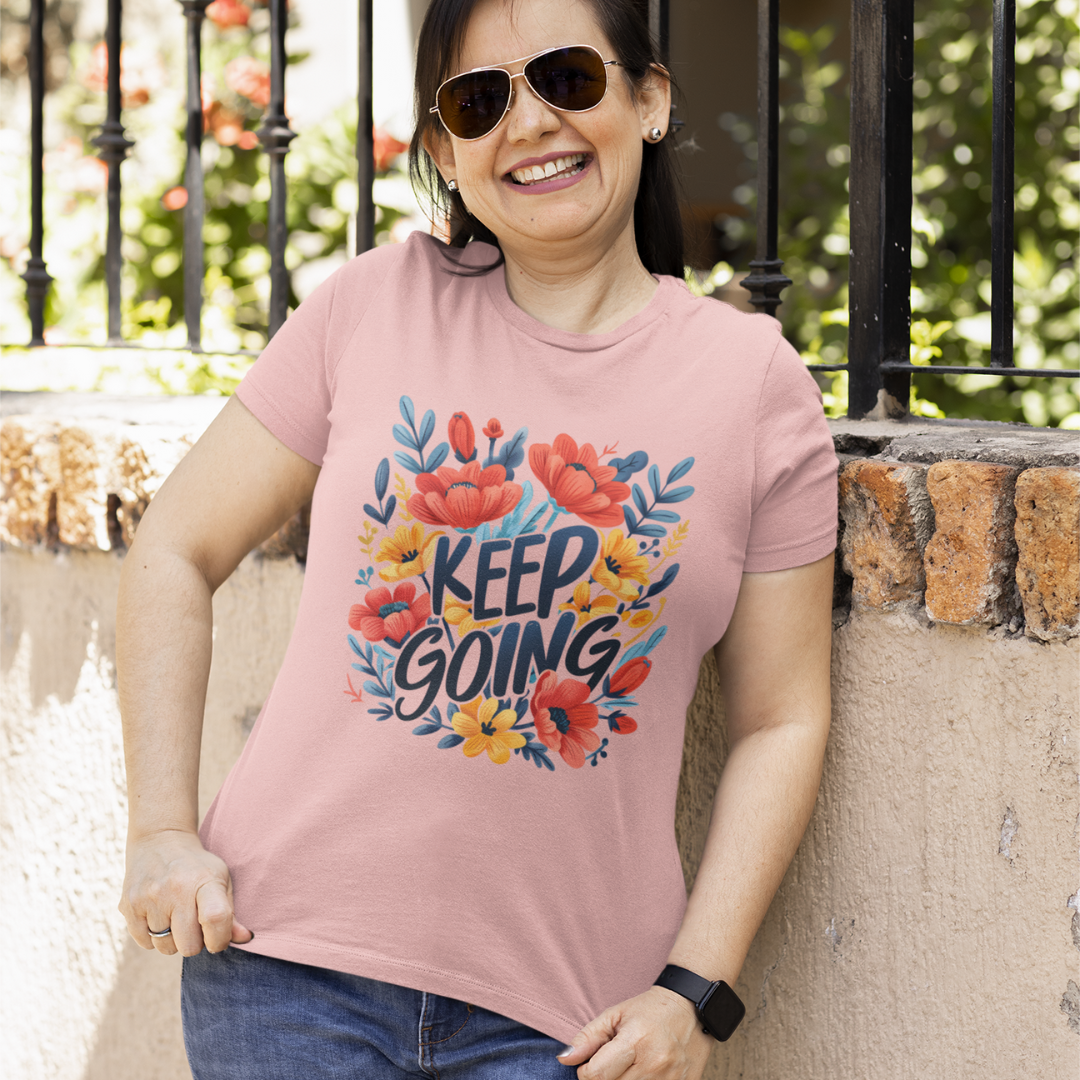 Keep Going Half Sleeve T-Shirt