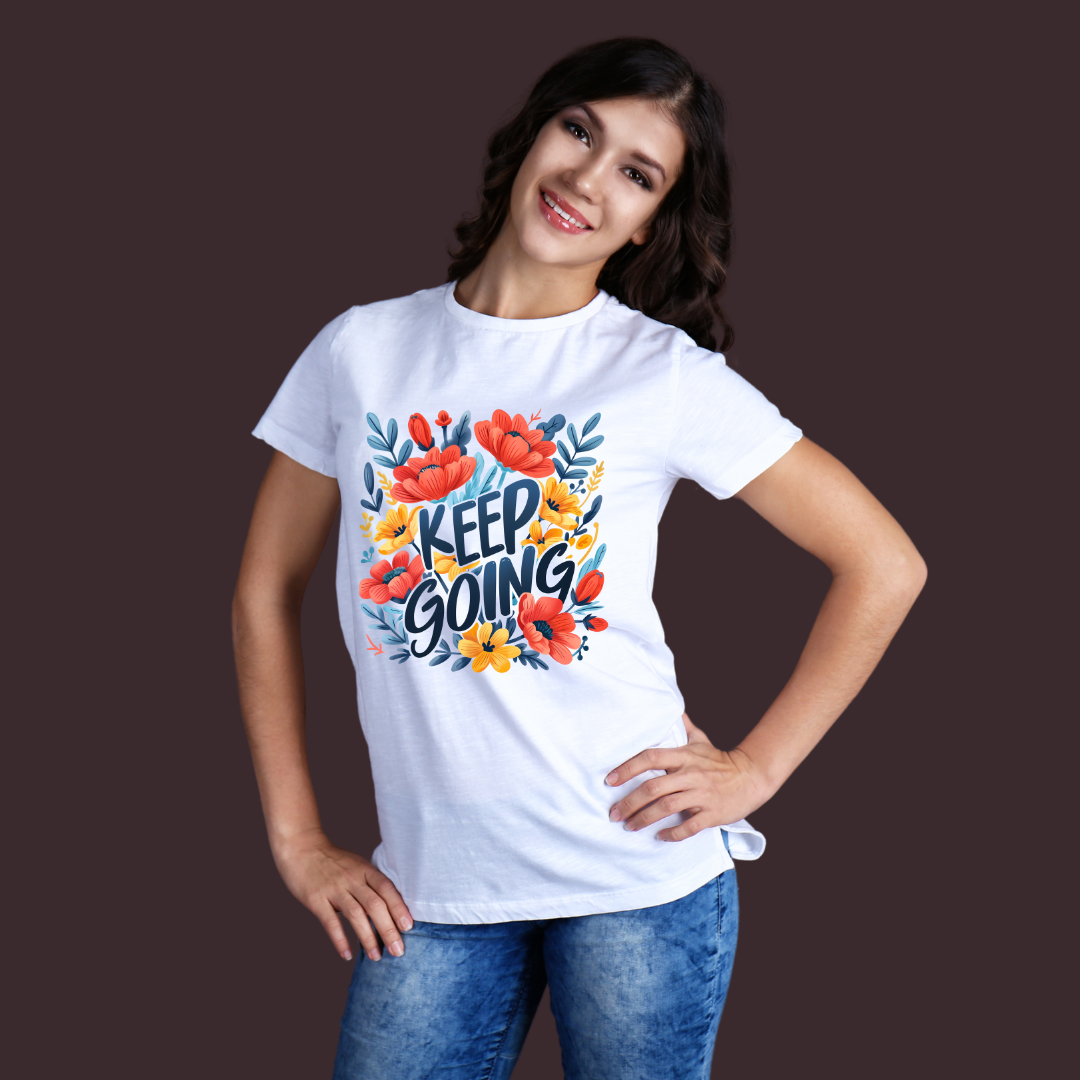 Keep Going Half Sleeve T-Shirt