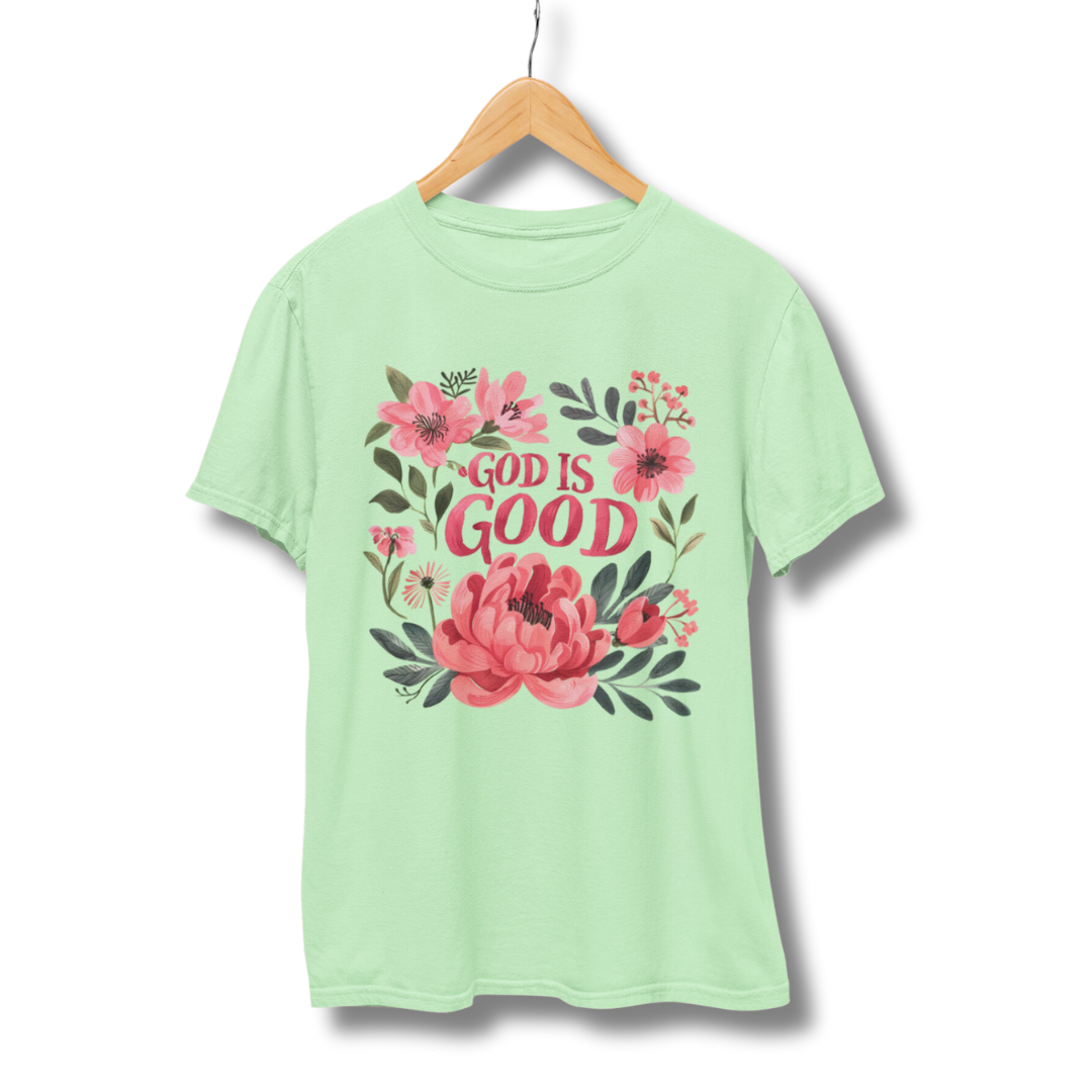 God Is Good Half Sleeve T-Shirt