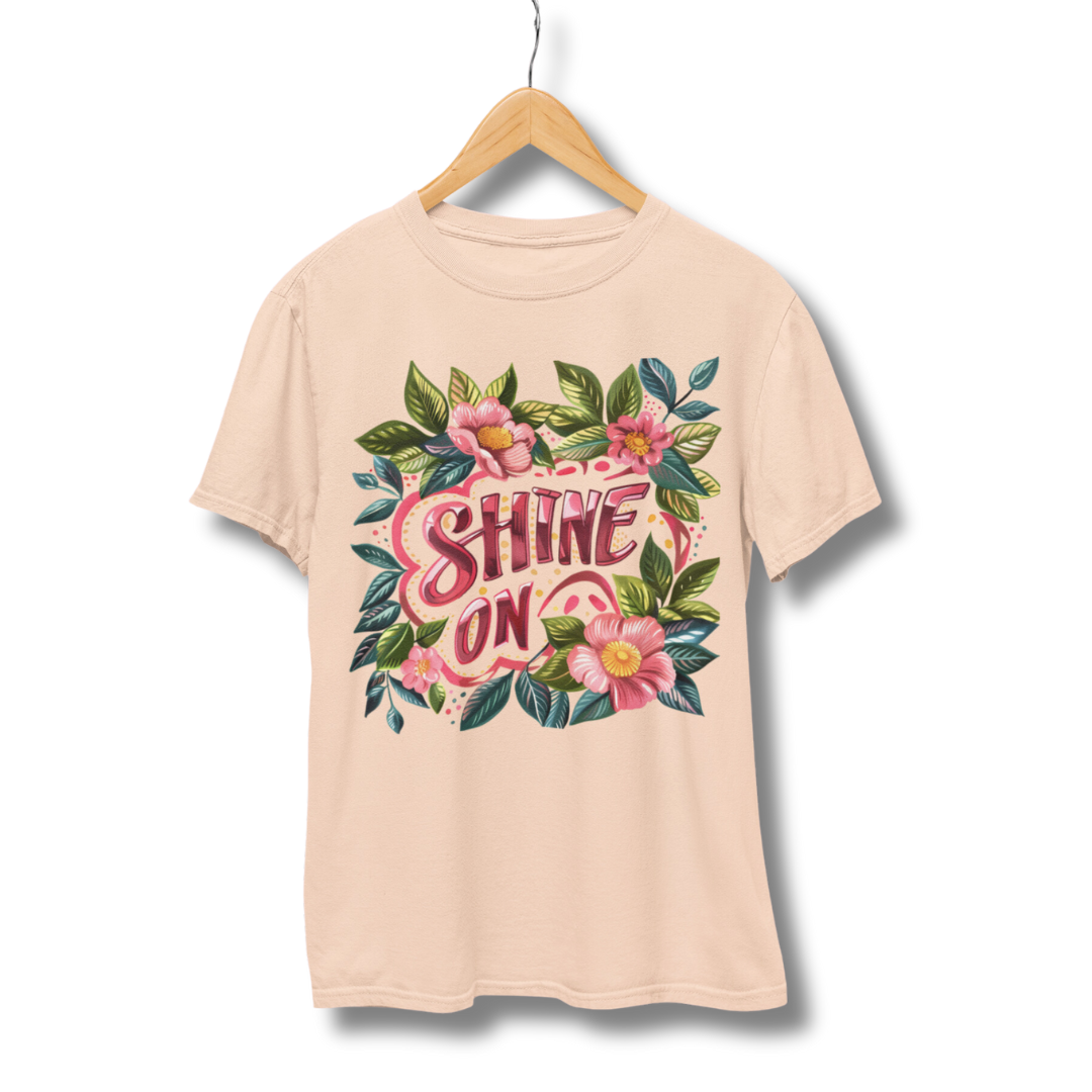 Shine On Half Sleeve T-Shirt