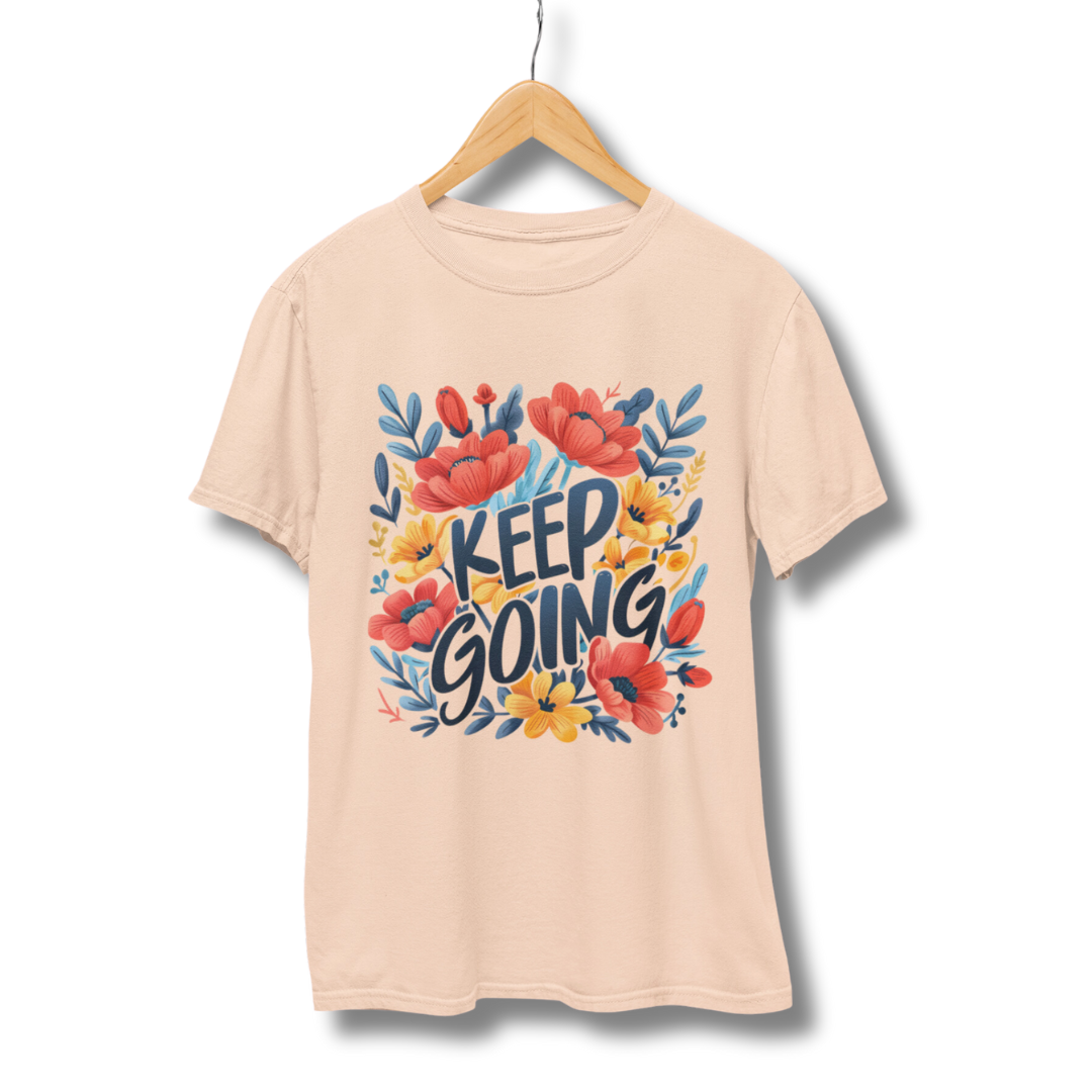Keep Going Half Sleeve T-Shirt