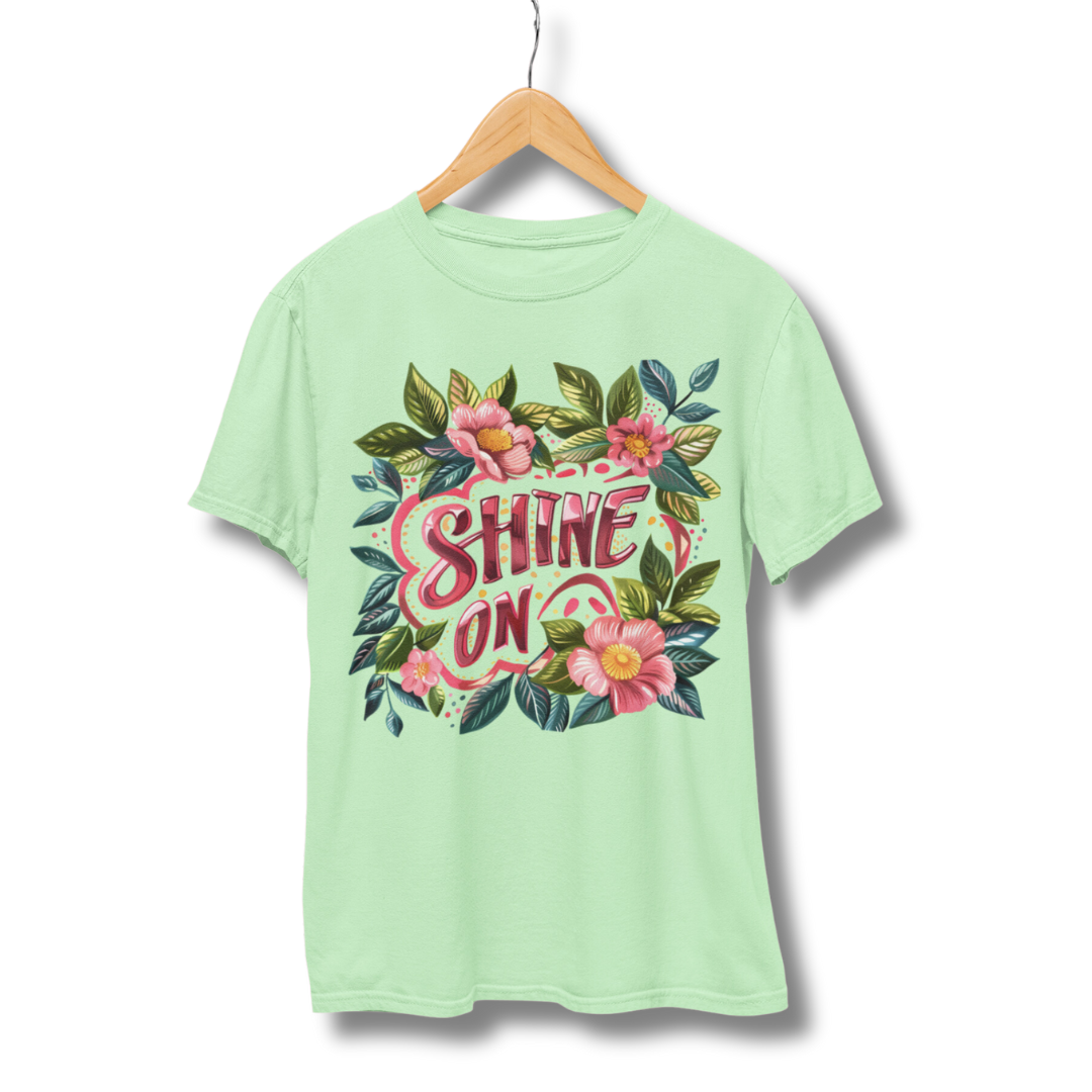 Shine On Half Sleeve T-Shirt