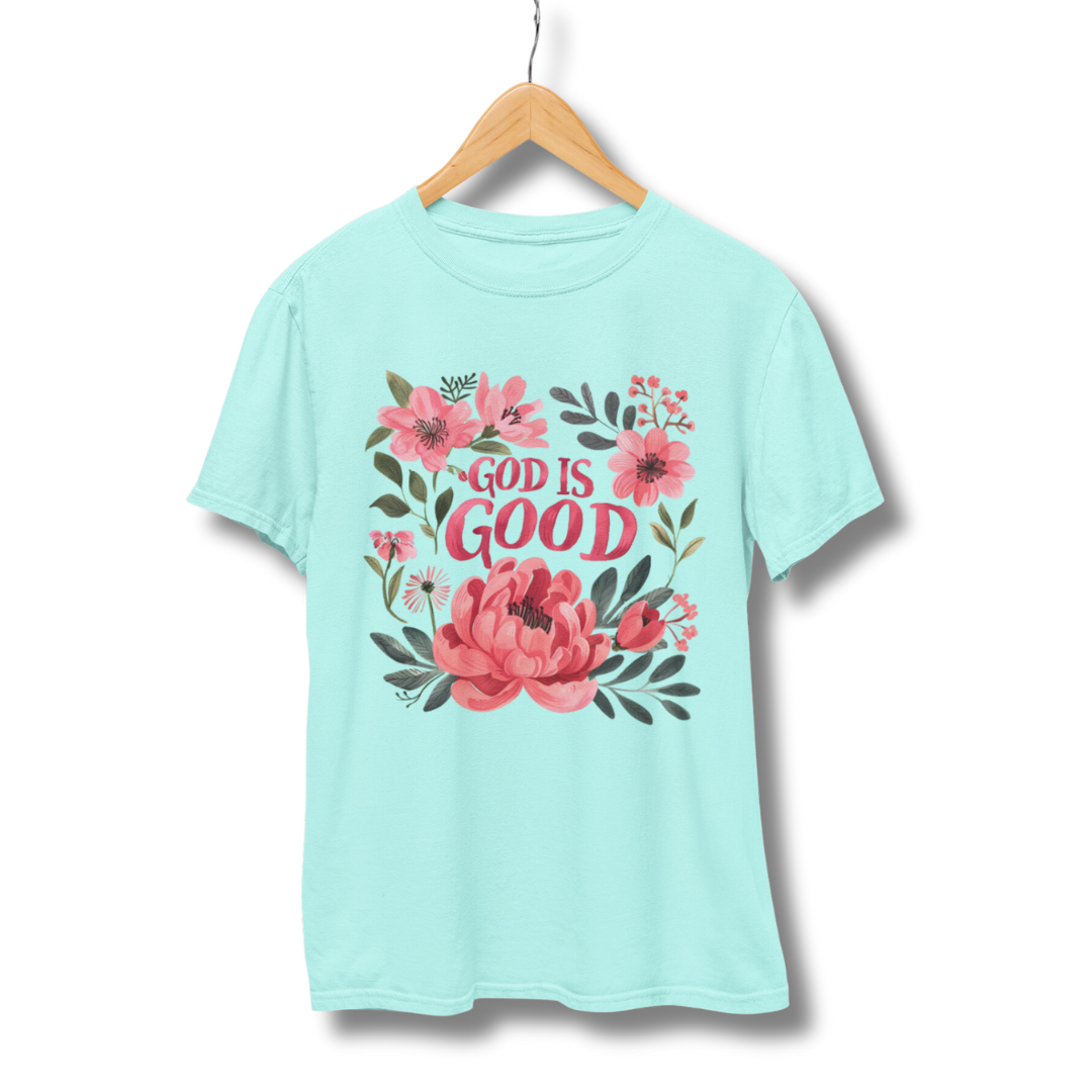 God Is Good Half Sleeve T-Shirt