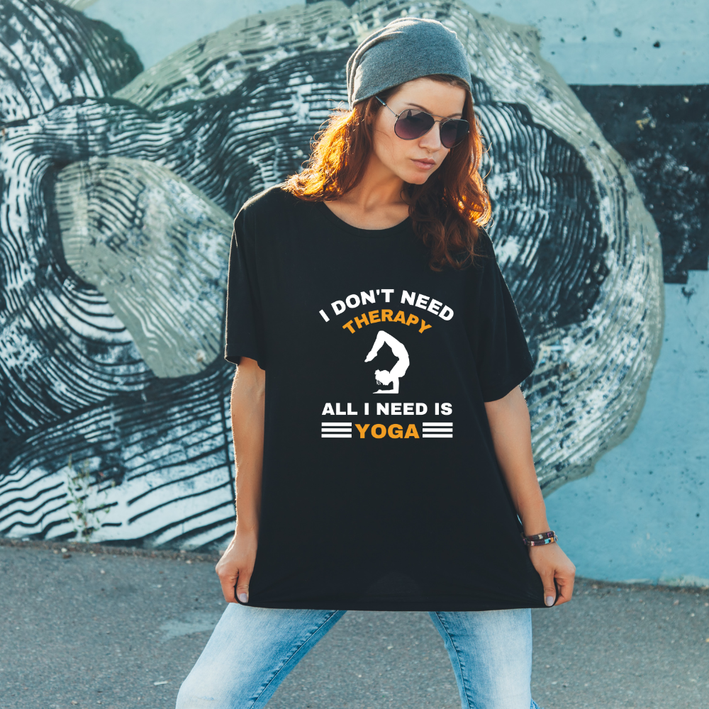 I don't Need Therapy Half Sleeve T-Shirt