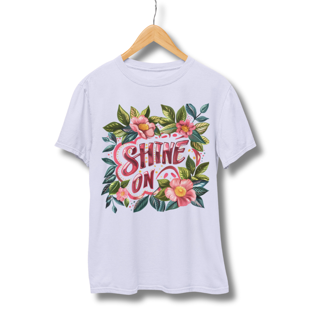 Shine On Half Sleeve T-Shirt
