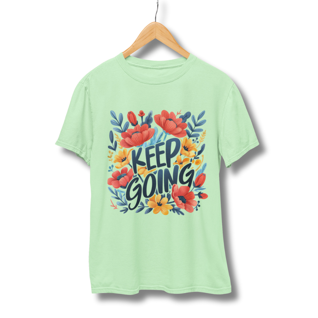 Keep Going Half Sleeve T-Shirt