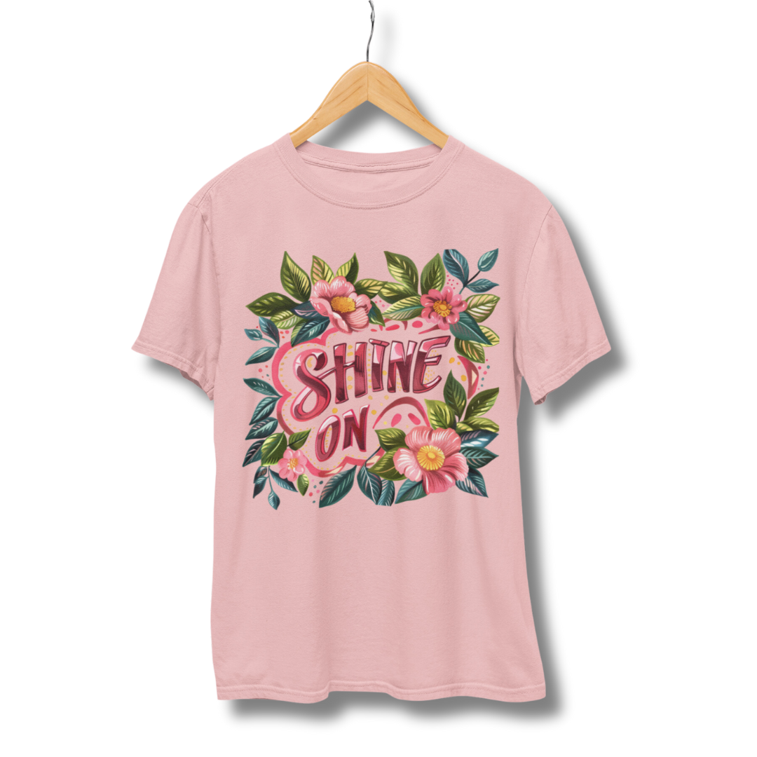 Shine On Half Sleeve T-Shirt