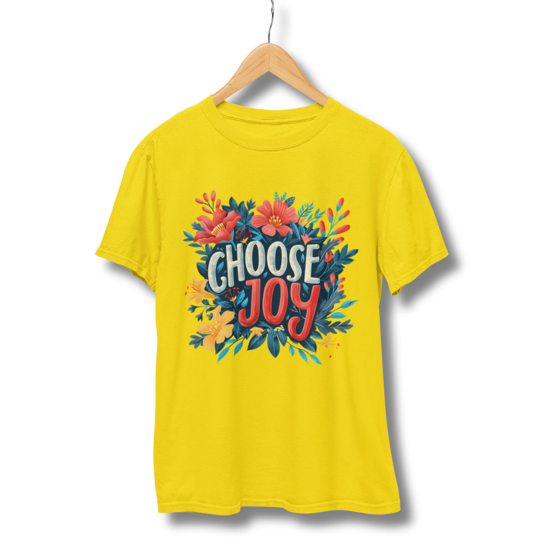 Choose Joy Half Sleeve T-Shirt