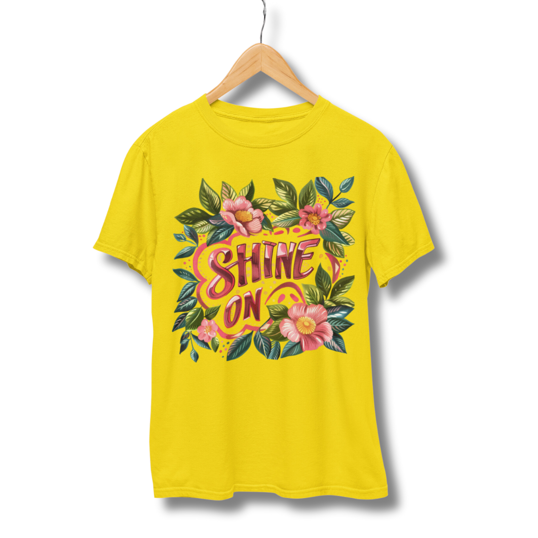 Shine On Half Sleeve T-Shirt