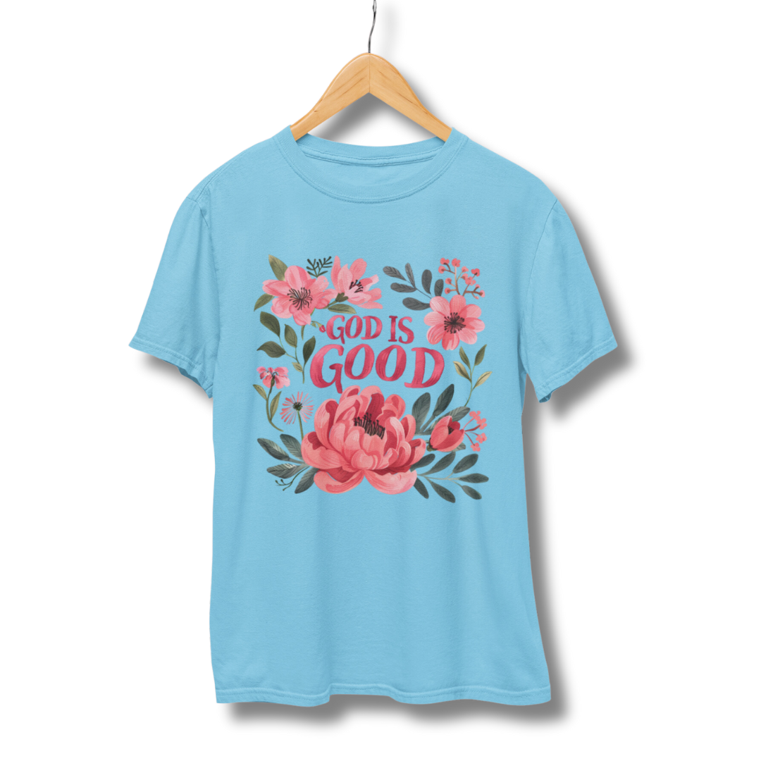 God Is Good Half Sleeve T-Shirt