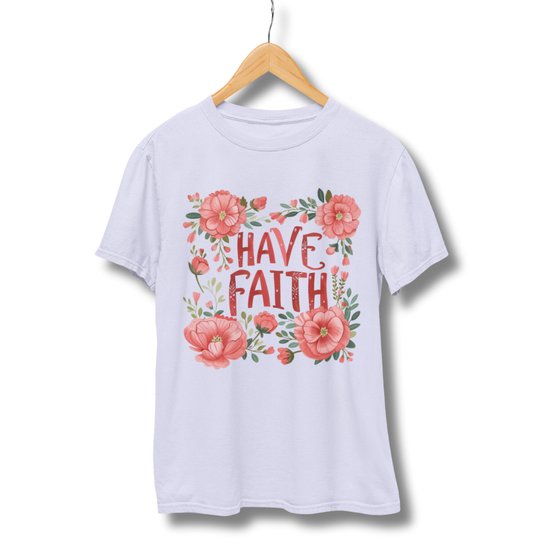 Have Faith Half Sleeve T-Shirt
