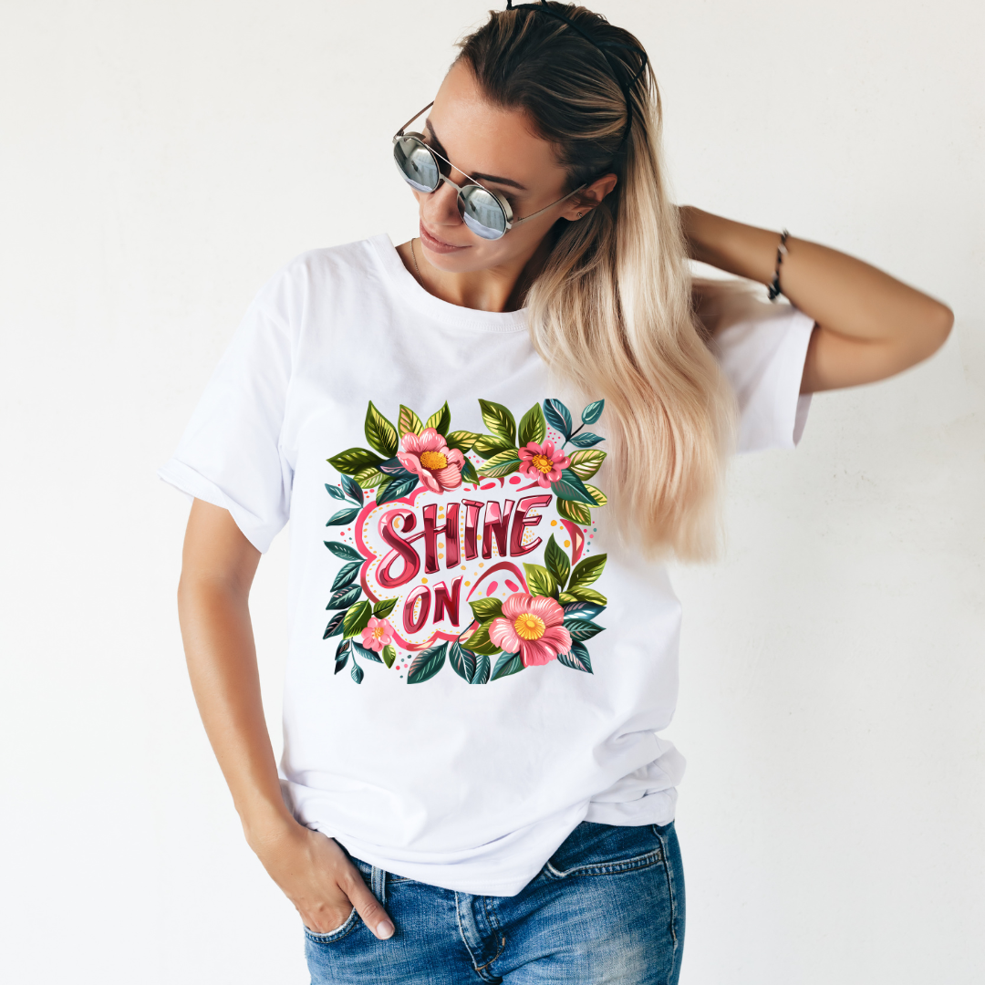 Shine On Half Sleeve T-Shirt