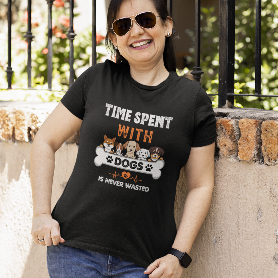 Time Spent With Dog - Half Sleeve T-Shirt