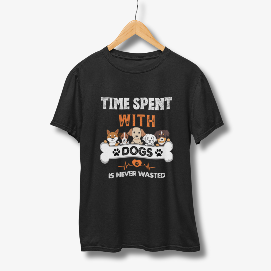 Time Spent With Dog - Half Sleeve T-Shirt