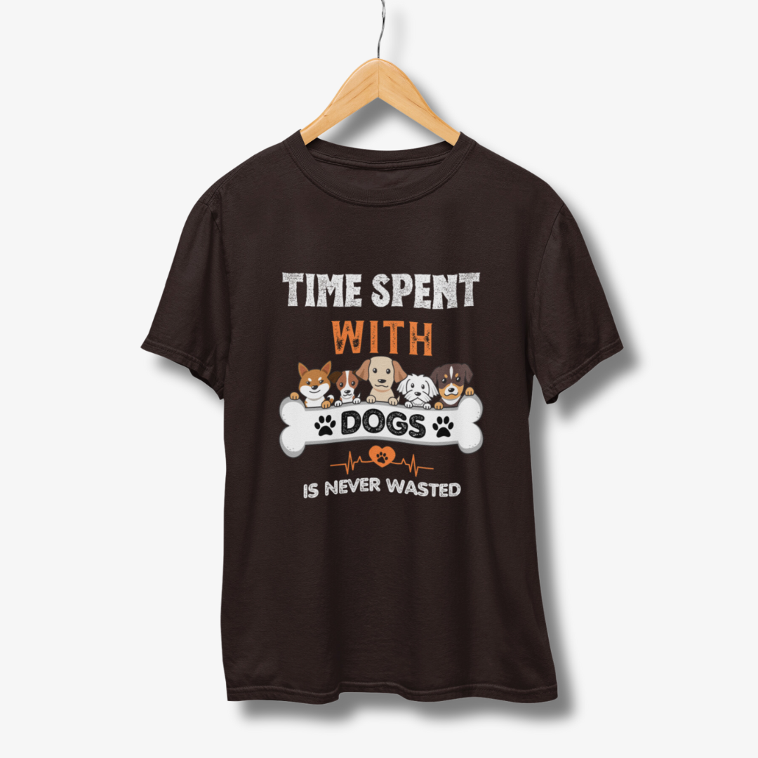 Time Spent With Dog - Half Sleeve T-Shirt