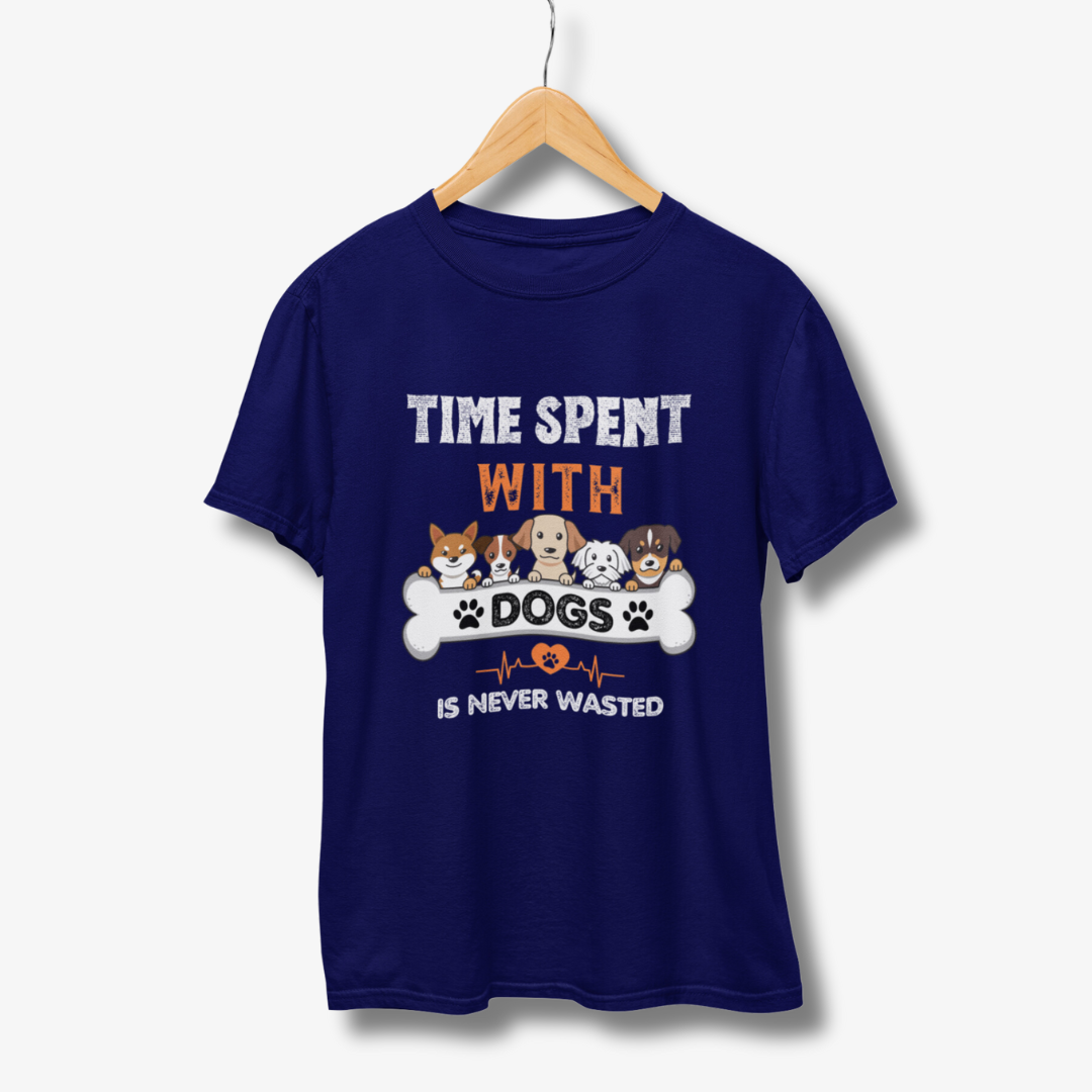 Time Spent With Dog - Half Sleeve T-Shirt