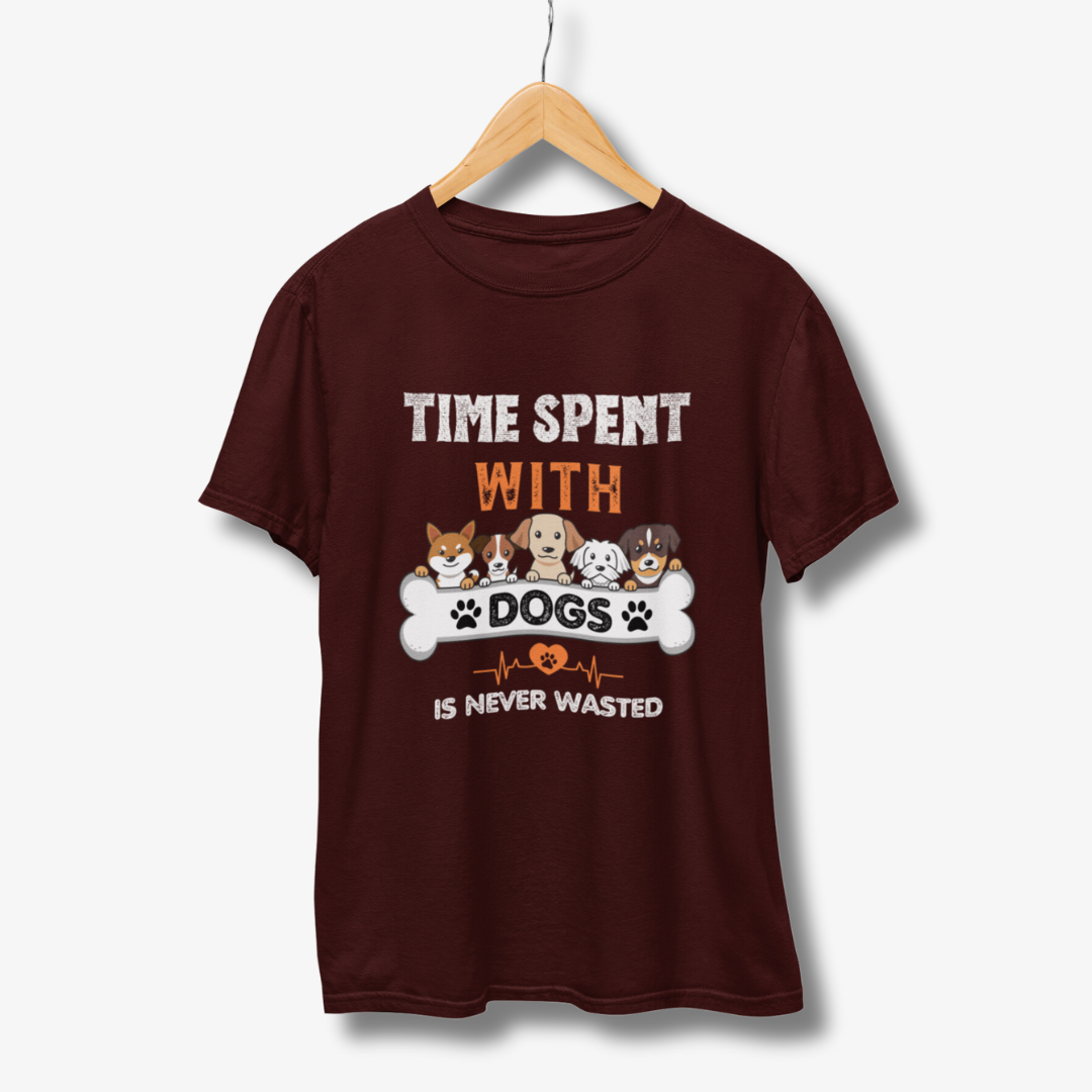 Time Spent With Dog - Half Sleeve T-Shirt