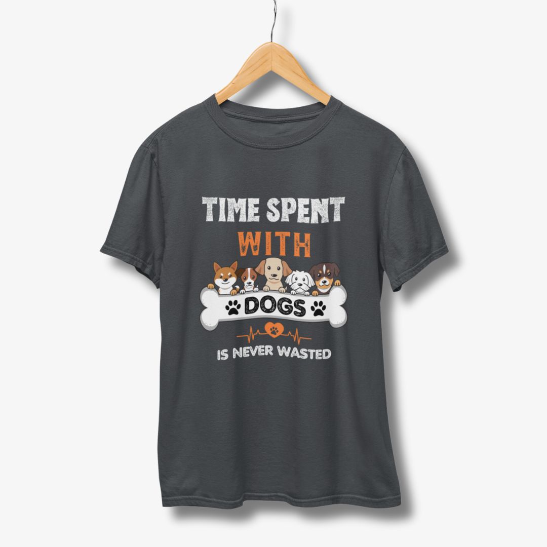 Time Spent With Dog - Half Sleeve T-Shirt
