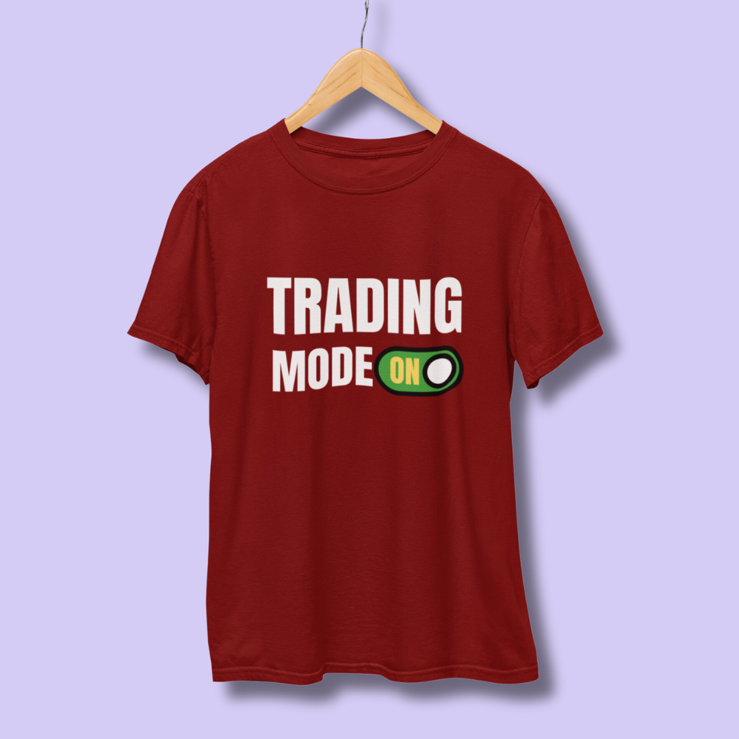 Trading Mode On Half Sleeve T-Shirt
