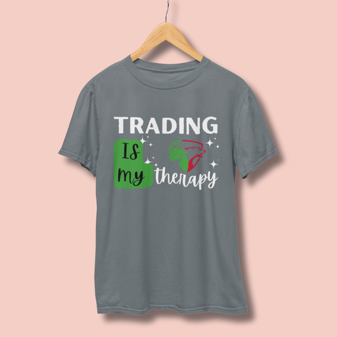Trading Is My Therapy Half Sleeve T-Shirt