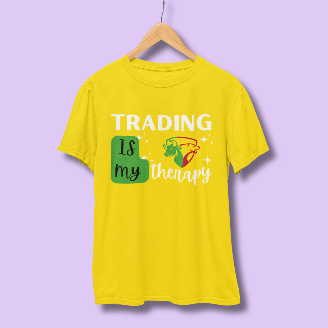 Trading Is My Therapy Half Sleeve T-Shirt