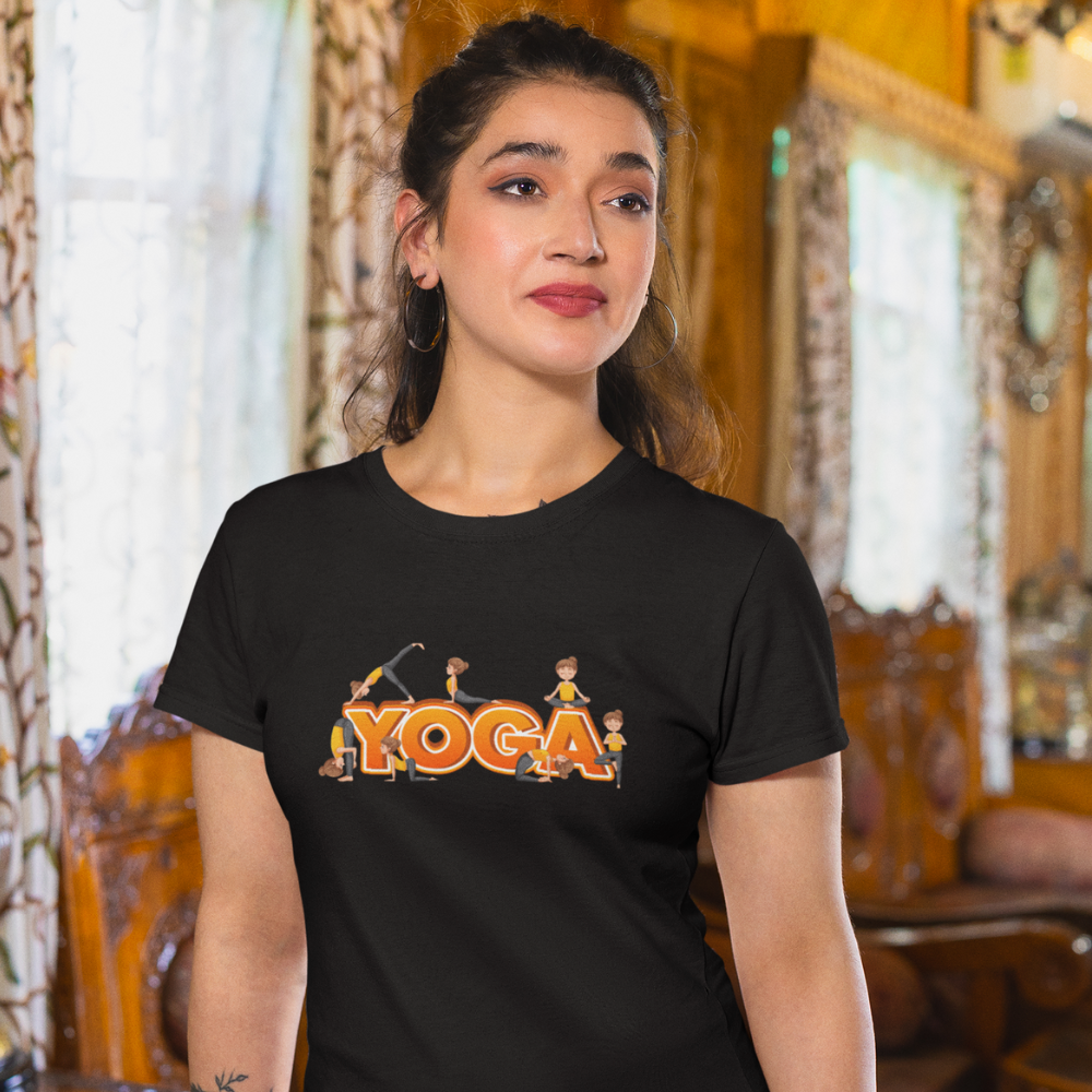 YOGA Women Half Sleeve T-Shirt