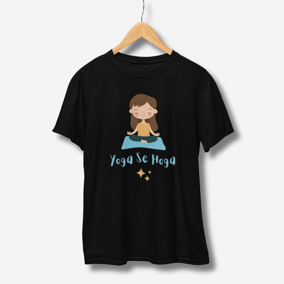 Yoga Se Hoga Half Sleeve T-Shirt