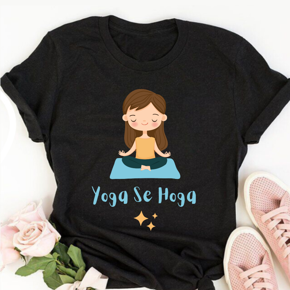 Yoga Se Hoga Half Sleeve T-Shirt