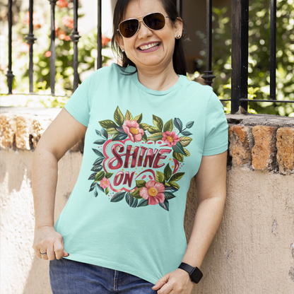 Shine On Half Sleeve T-Shirt