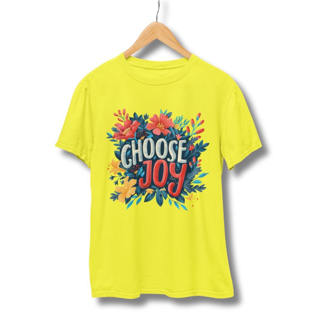 Choose Joy Half Sleeve T-Shirt