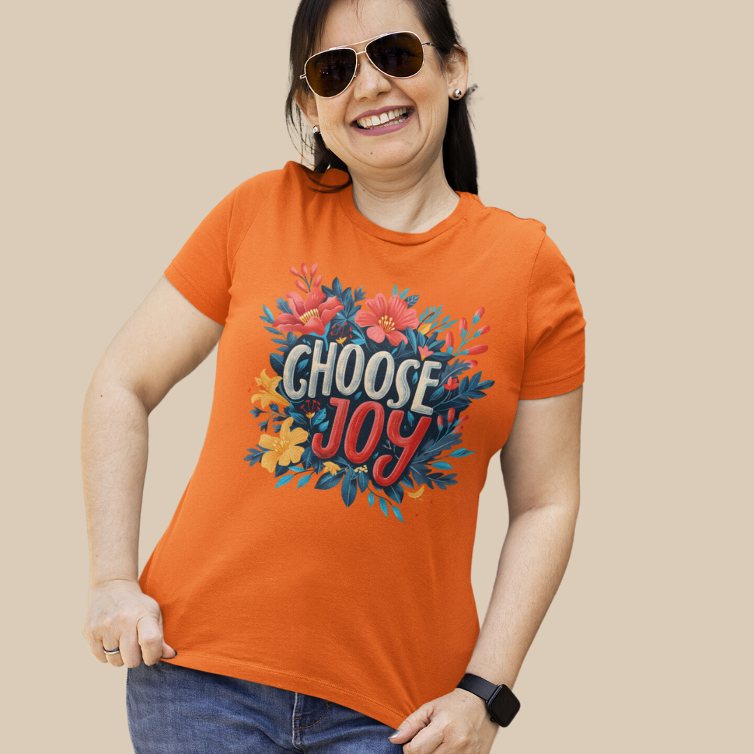 Choose Joy Half Sleeve T-Shirt