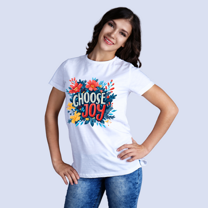 Choose Joy Half Sleeve T-Shirt