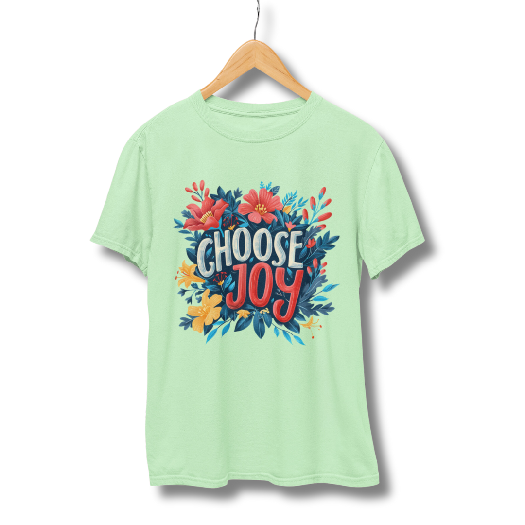Choose Joy Half Sleeve T-Shirt