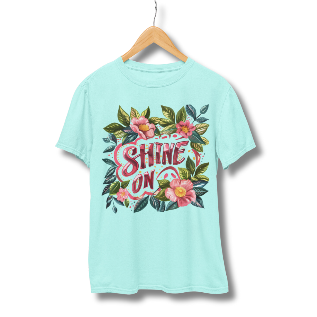 Shine On Half Sleeve T-Shirt