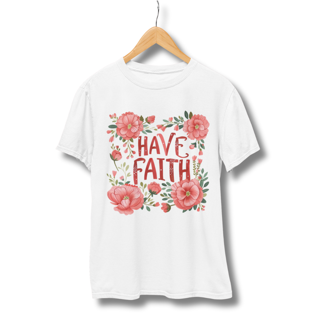 Have Faith Half Sleeve T-Shirt