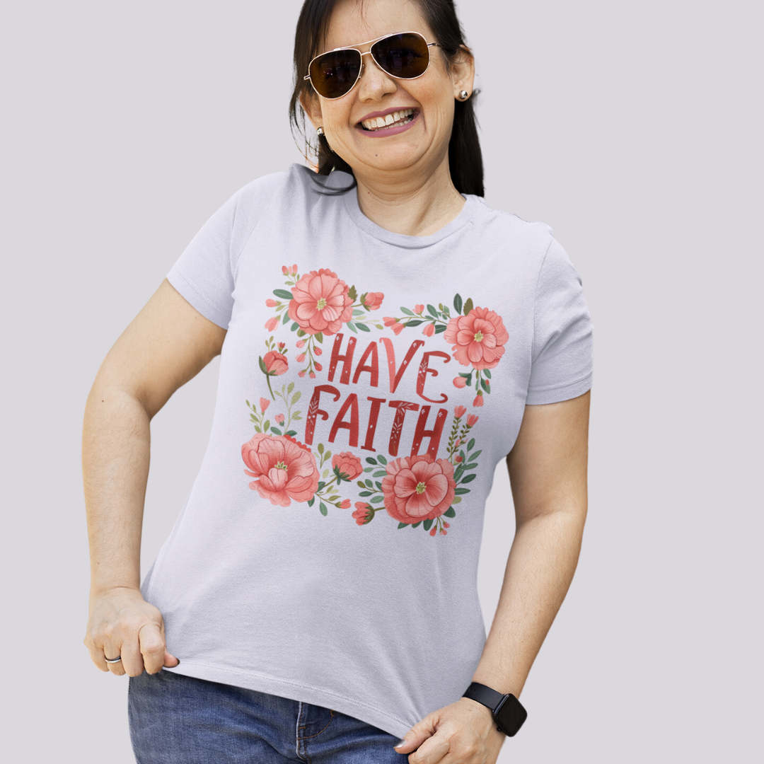 Have Faith Half Sleeve T-Shirt